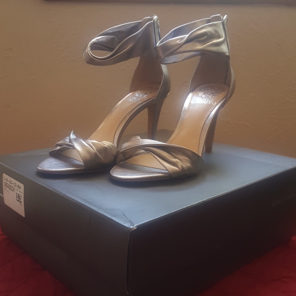 Vince Camuto Camden Silverado leather sandal